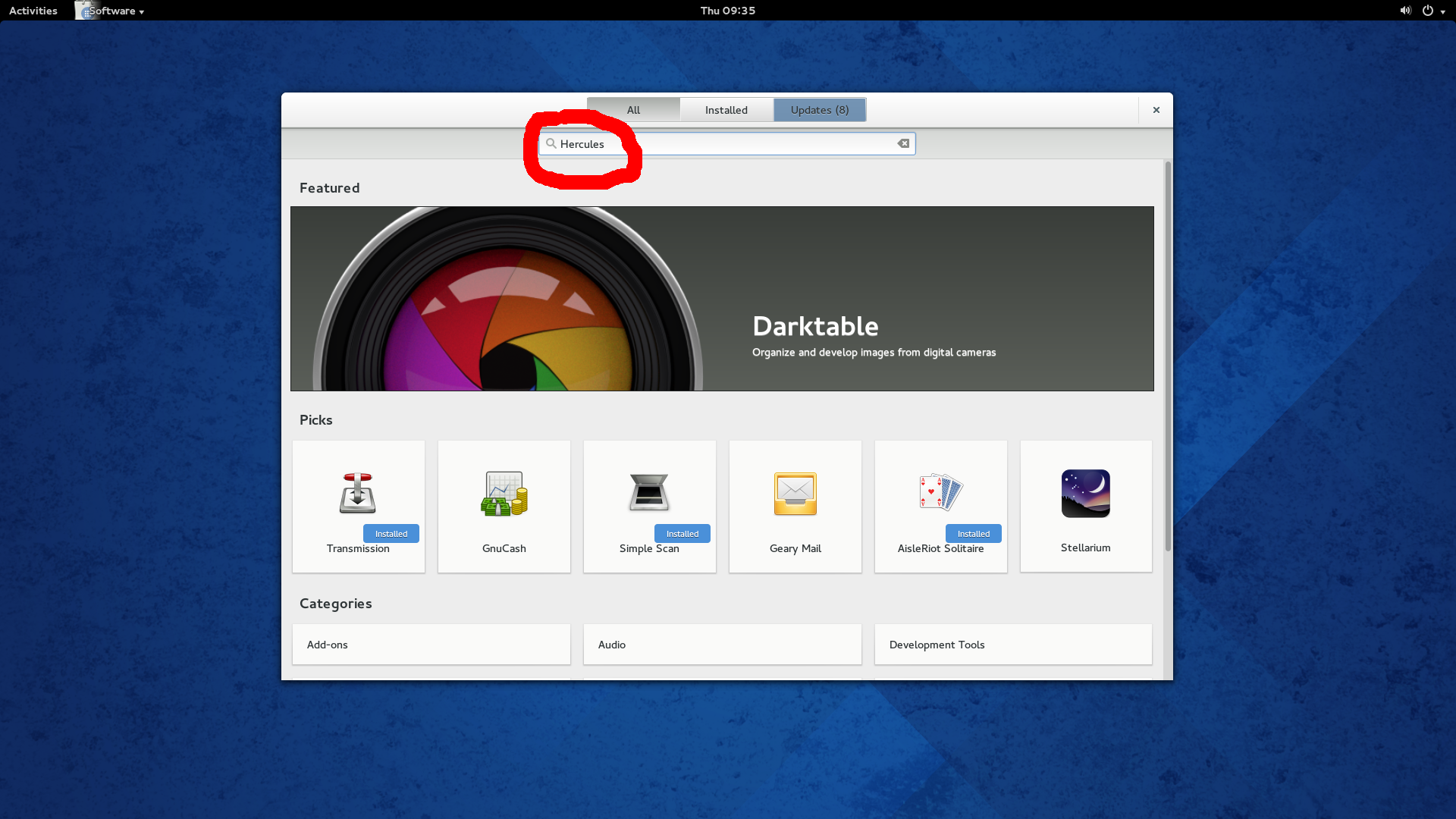 Add/Remove Software